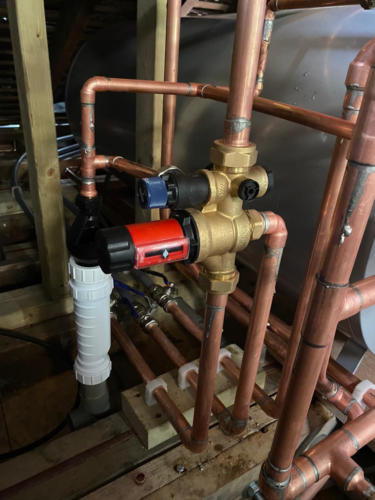 Air source heat pump installations
